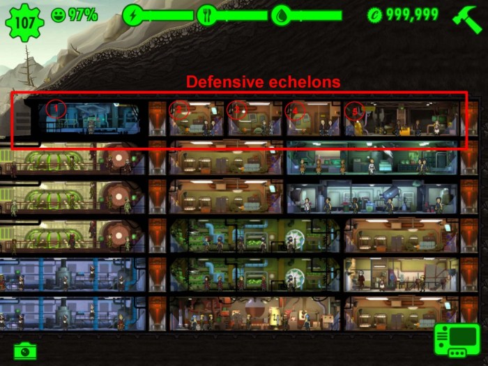 Fallout shelter max level