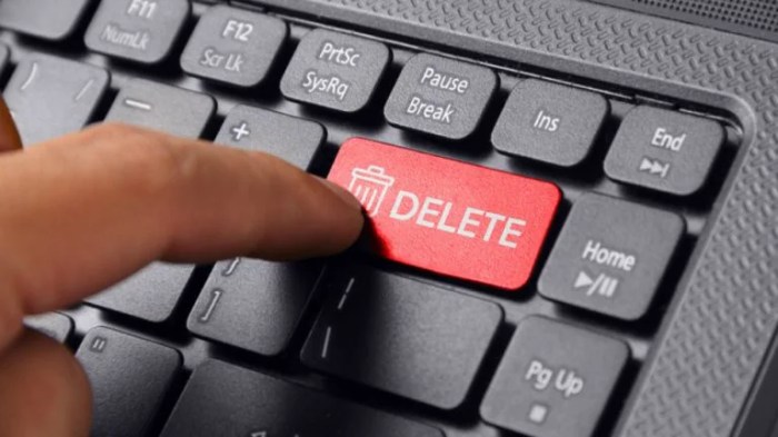 How to delete saved data