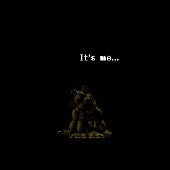 Fnaf it's me screen