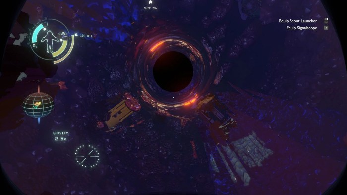 Outer wilds black hole