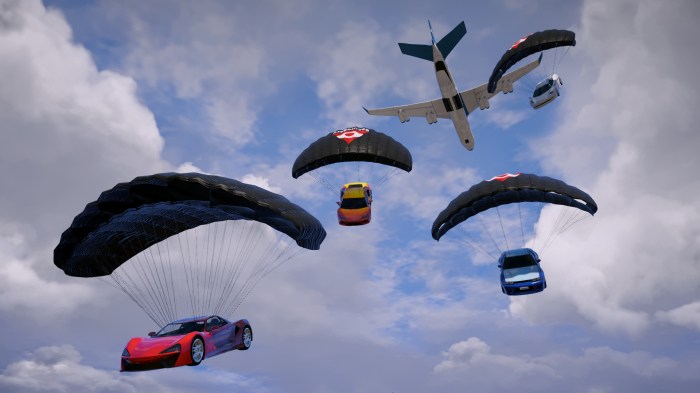 Gta 5 car parachute