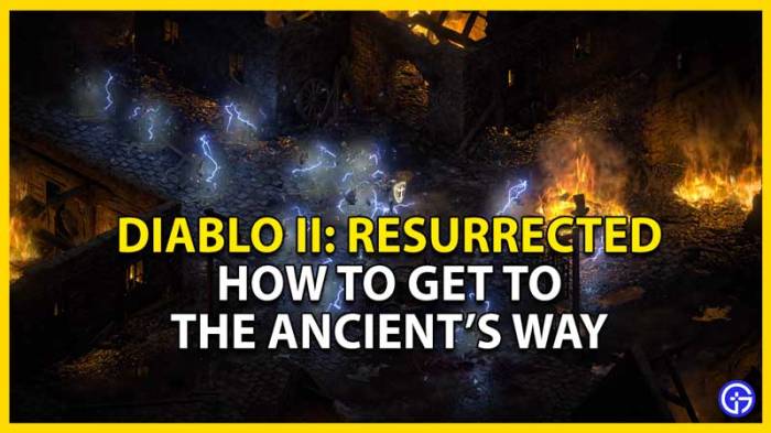 Diablo 2 ancients way
