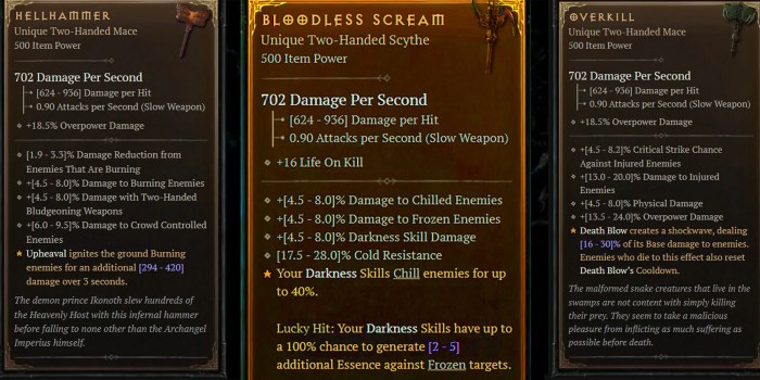 Diablo 4 two-handed sword