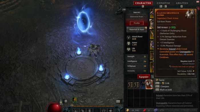 Diablo 4 item filter