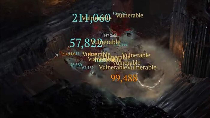 Diablo numbers engineers tweaked