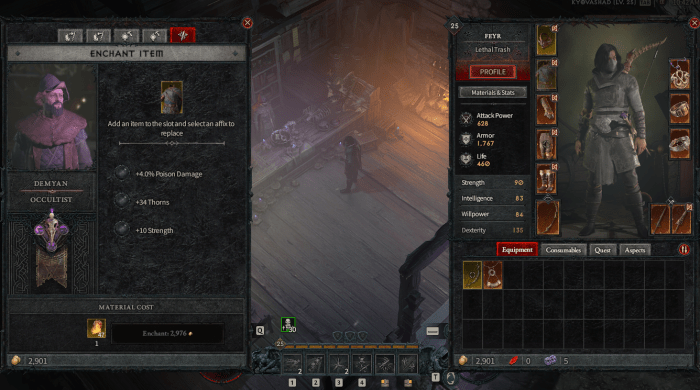 Diablo 4 reroll items