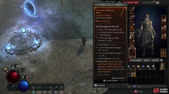 Frozen orb sorc build