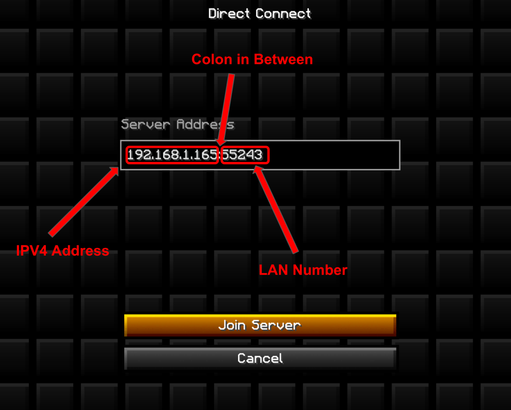 How to join a lan server