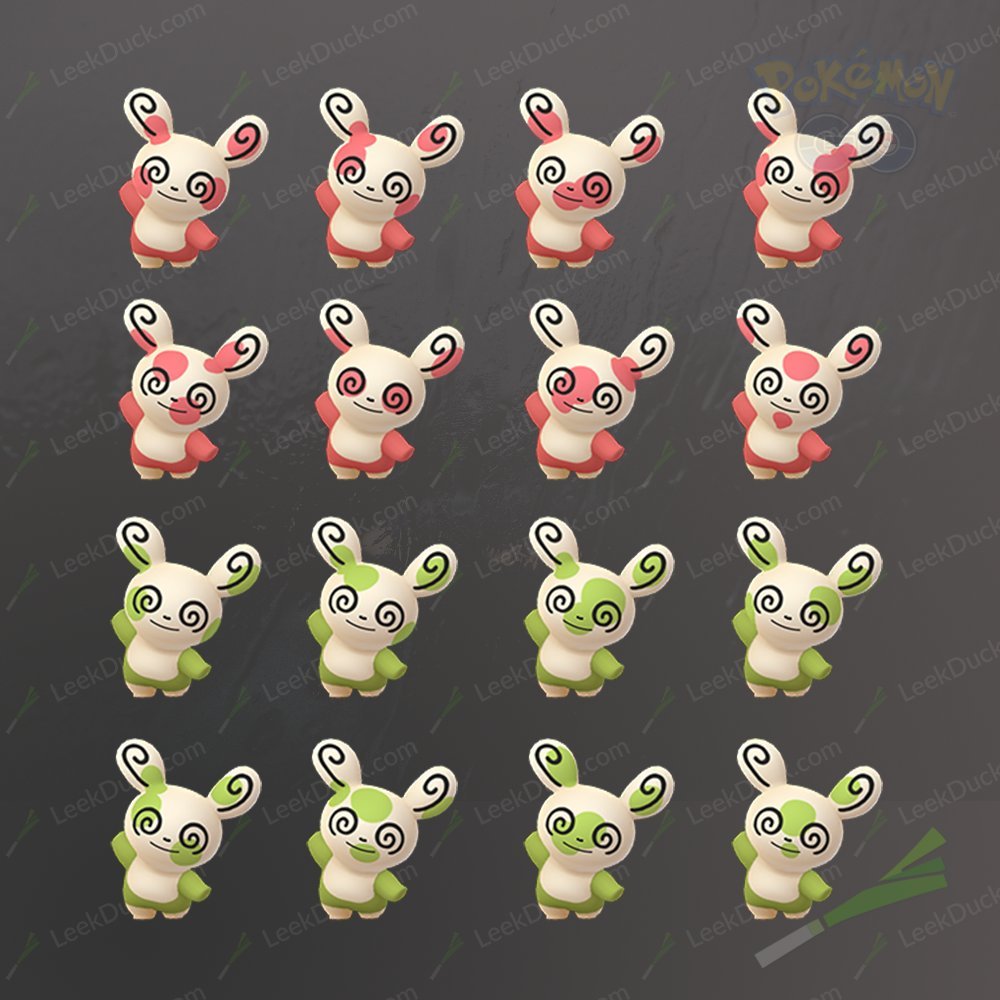 Spinda pokemon go forms