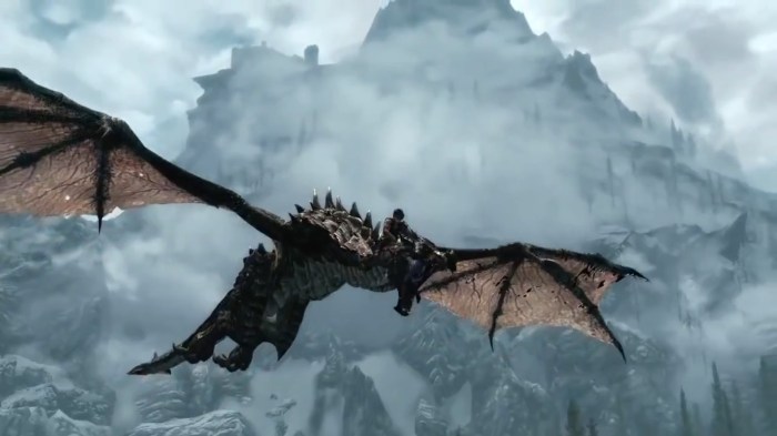 Skyrim dragon ride mod