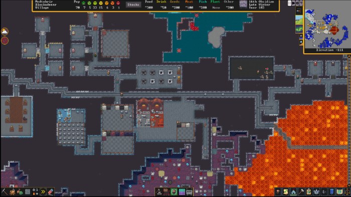 Dwarf fortress magma flow