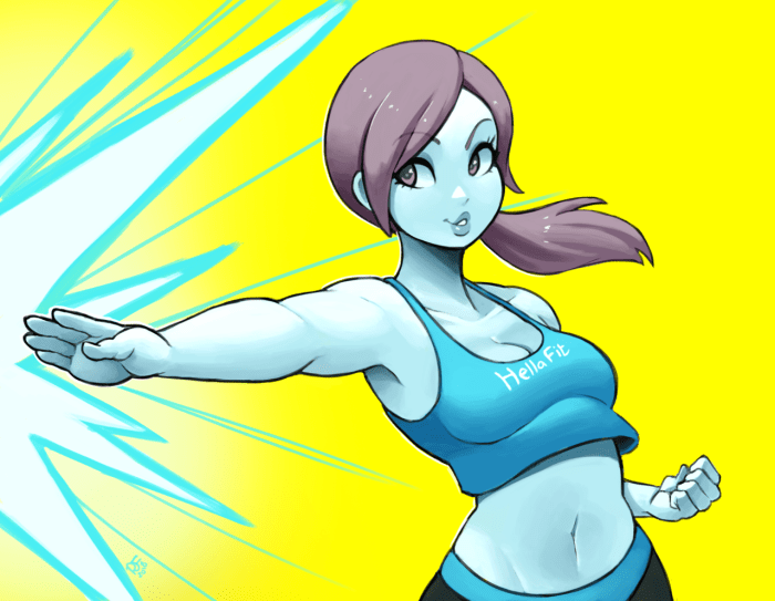 Hot wii fit trainer