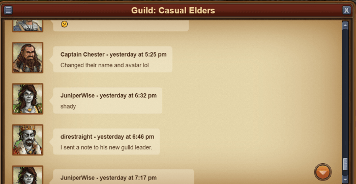 How to quit a guild