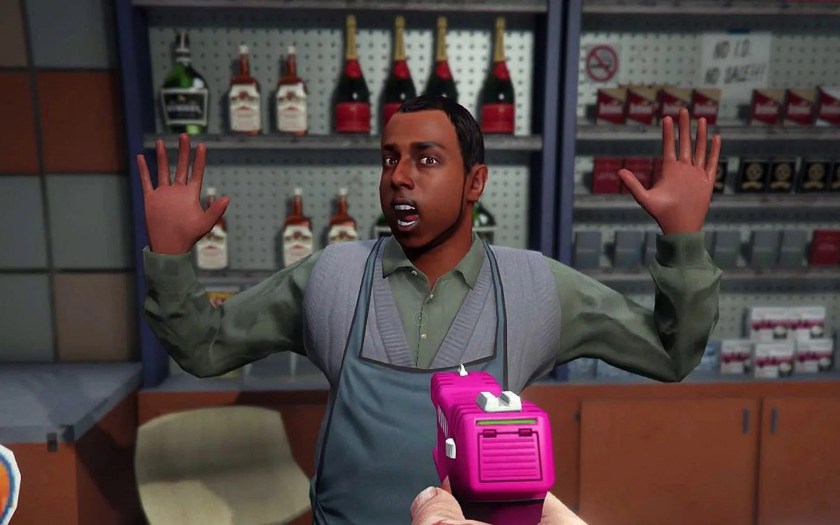 Hold up a store gta 5