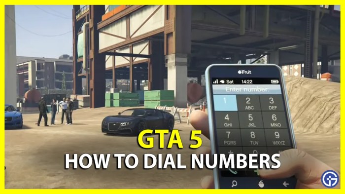 How to dial in gta 5