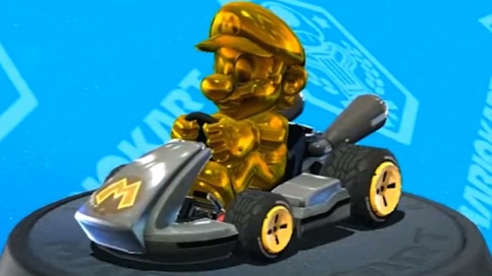 Golden tires mario kart 8