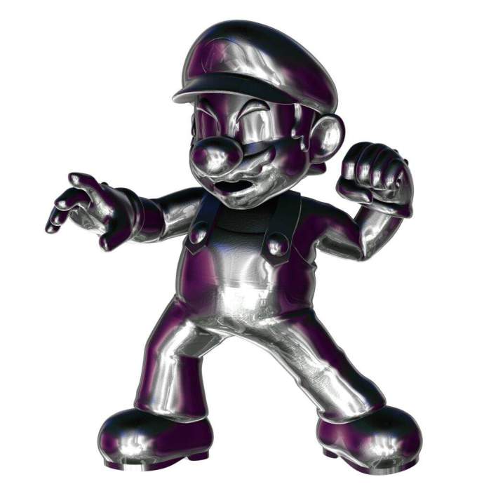Mario 64 metal mario