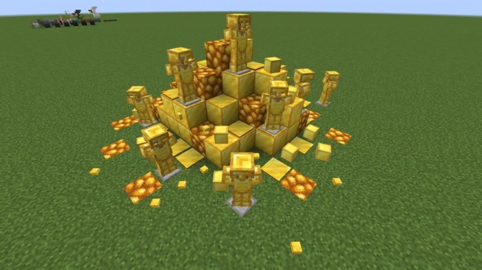 Gold tools in minecraft