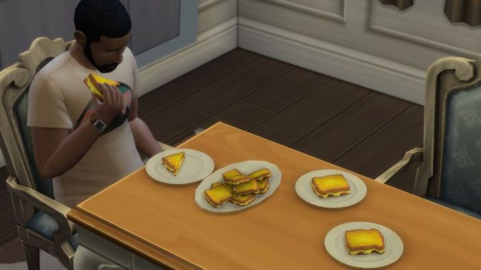 Grilled cheese sims 4