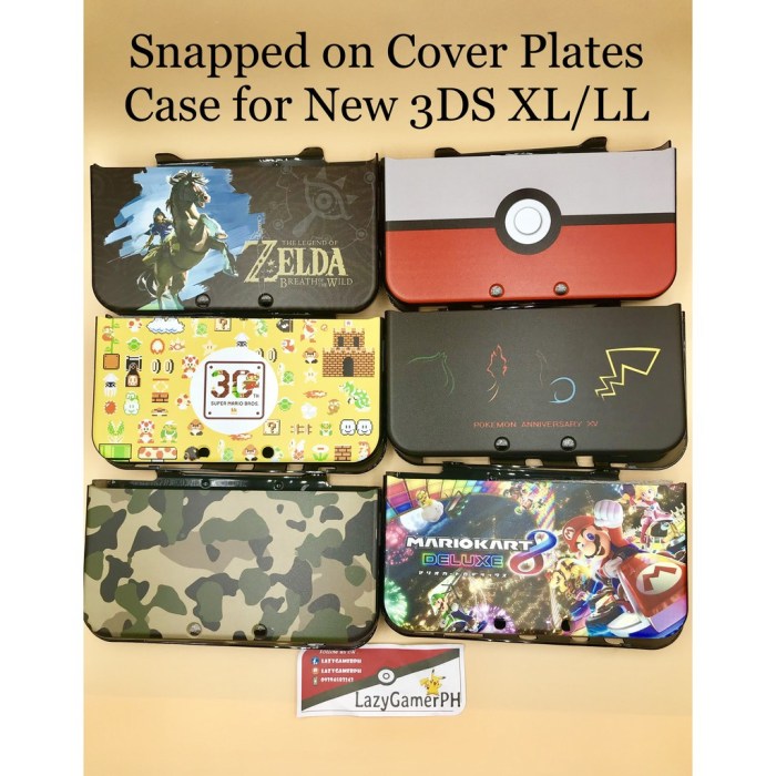 New 3ds xl cover plates