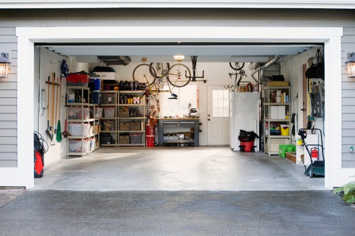6 car garage inside