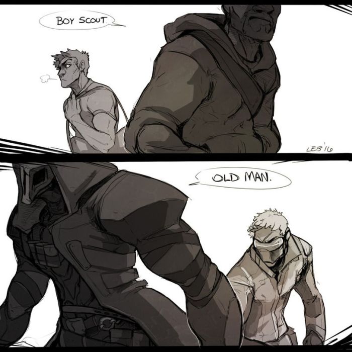 Soldier 76 and reaper