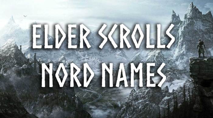 Names for elder scrolls