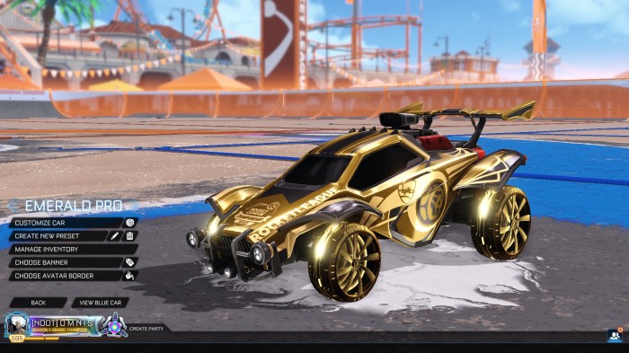 Gold wheels rocket league