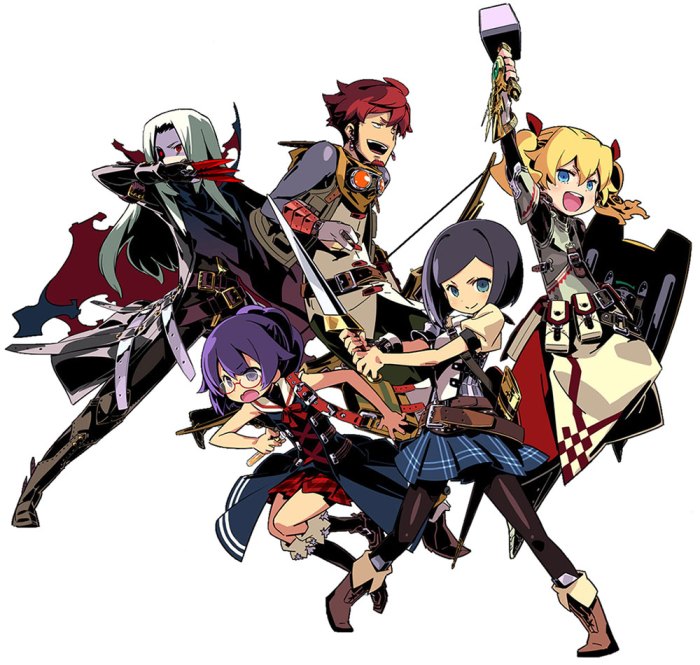 Odyssey etrian classes character iv titan legends creativeuncut characters legendra anime choose board concept