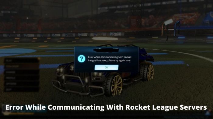 Rocket league error 71
