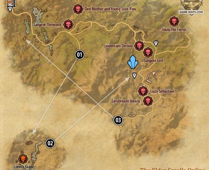 Rift elder scrolls online gamepressure map guide ebonheart