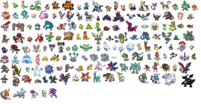 Unova pokedex pokemon go