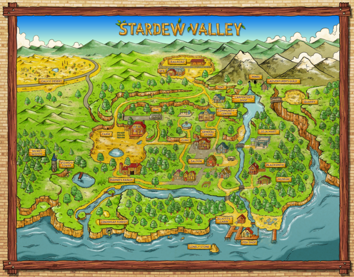 How big is stardew valley