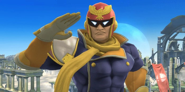 Captain falcon up smash