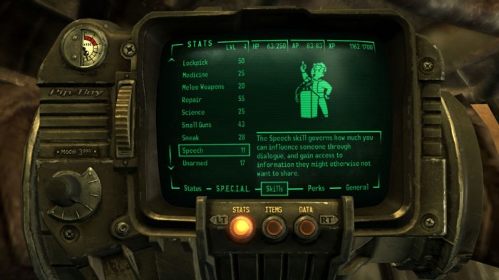 Fallout 3 best skills