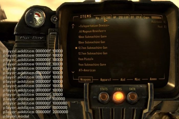 Fallout 4 perk codes