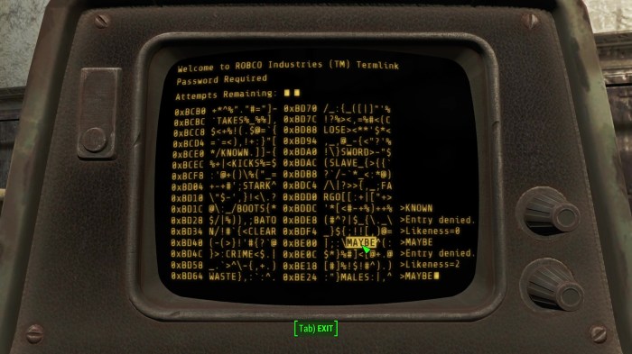 Terminals in fallout 4