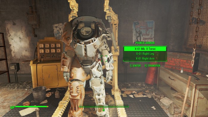Fallout armor power location xo1 walkthrough arm screenshot locations mk screenshots ii only check guide right