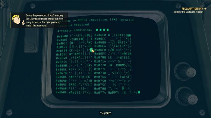 Fallout hacking gamepedia