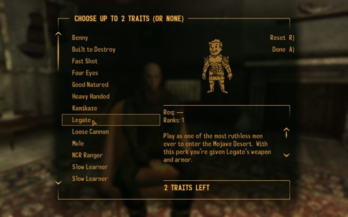 Fallout chart perk list