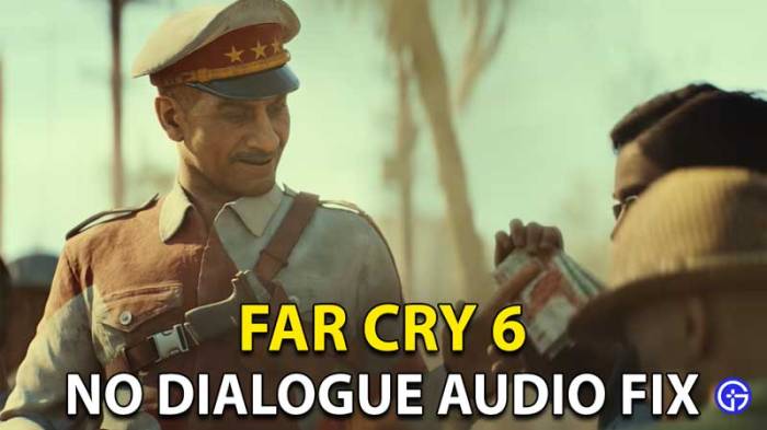 Far cry 6 sound bug