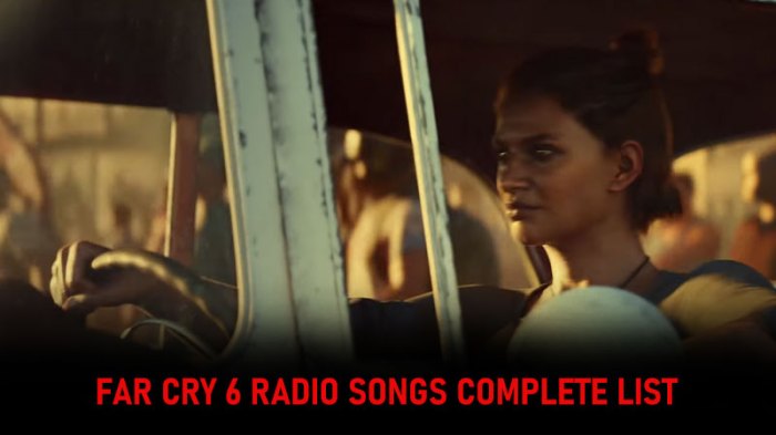 Far cry 6 radio songs
