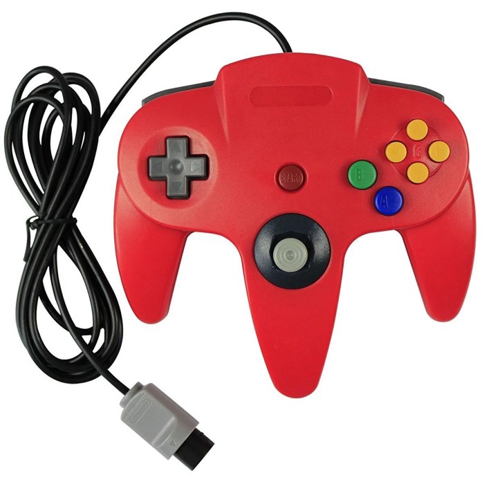 Red nintendo fire console game