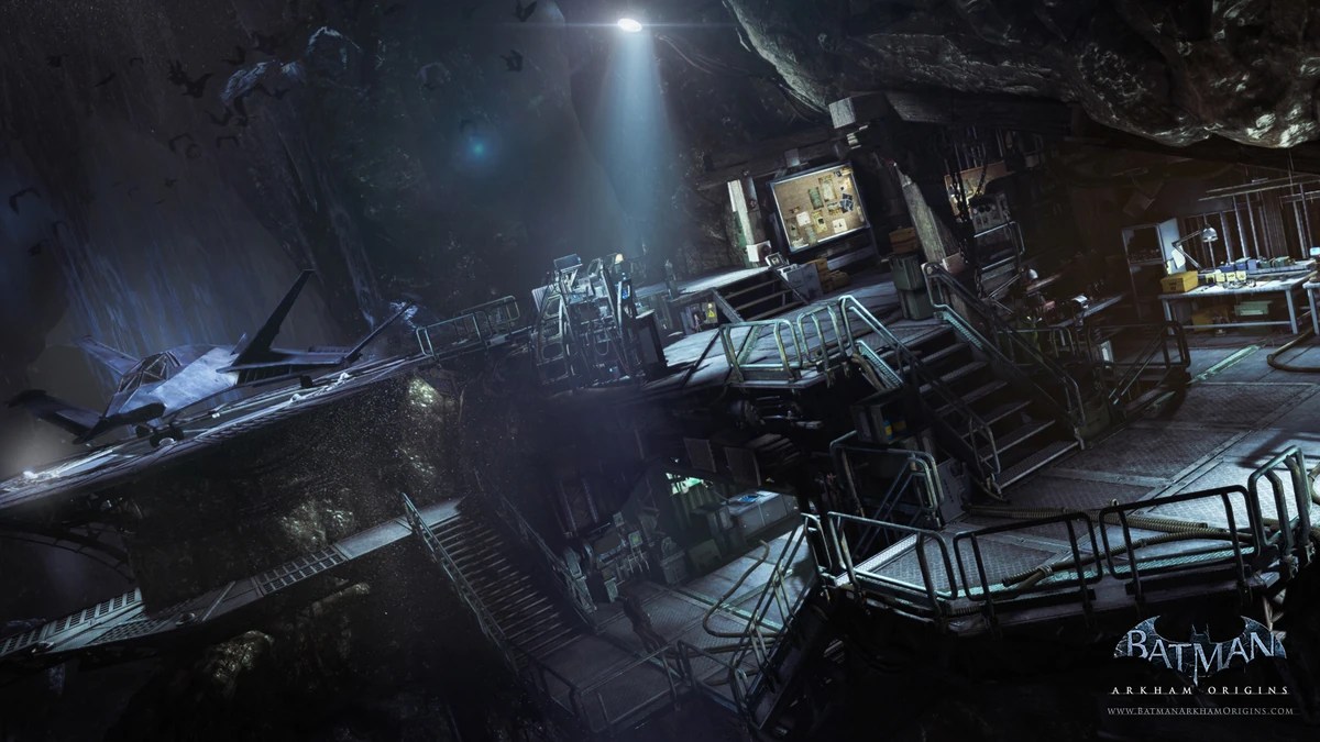 Arkham knight bat cave