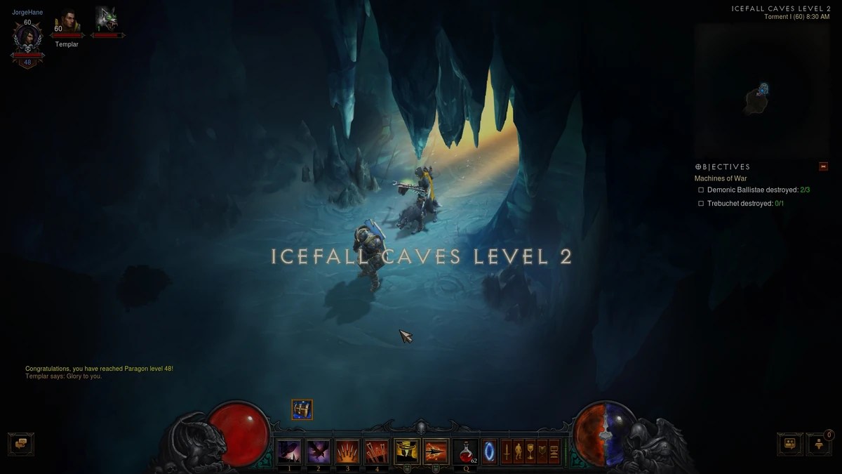 Caverns frost diablo dungeon spawning points map