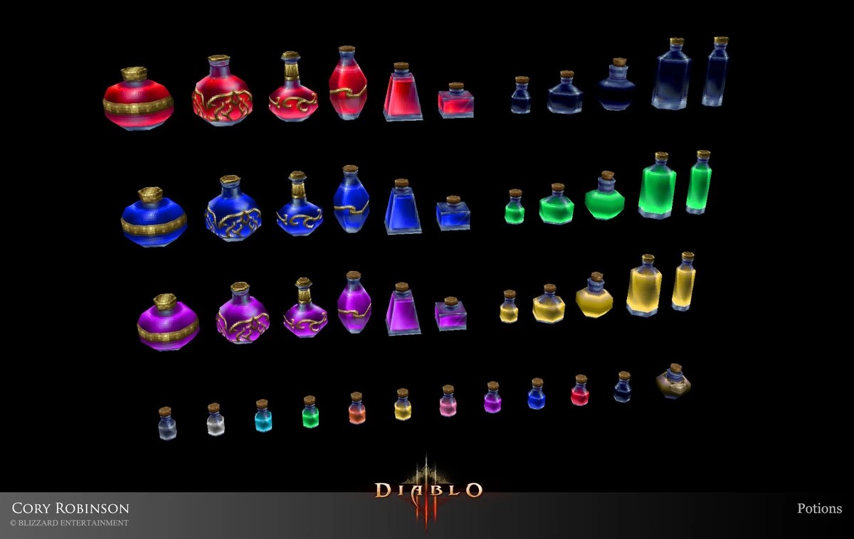 How many potions diablo 4