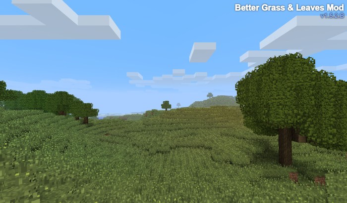 Mod better grass leaves minecraft requires forge important minecraftxl