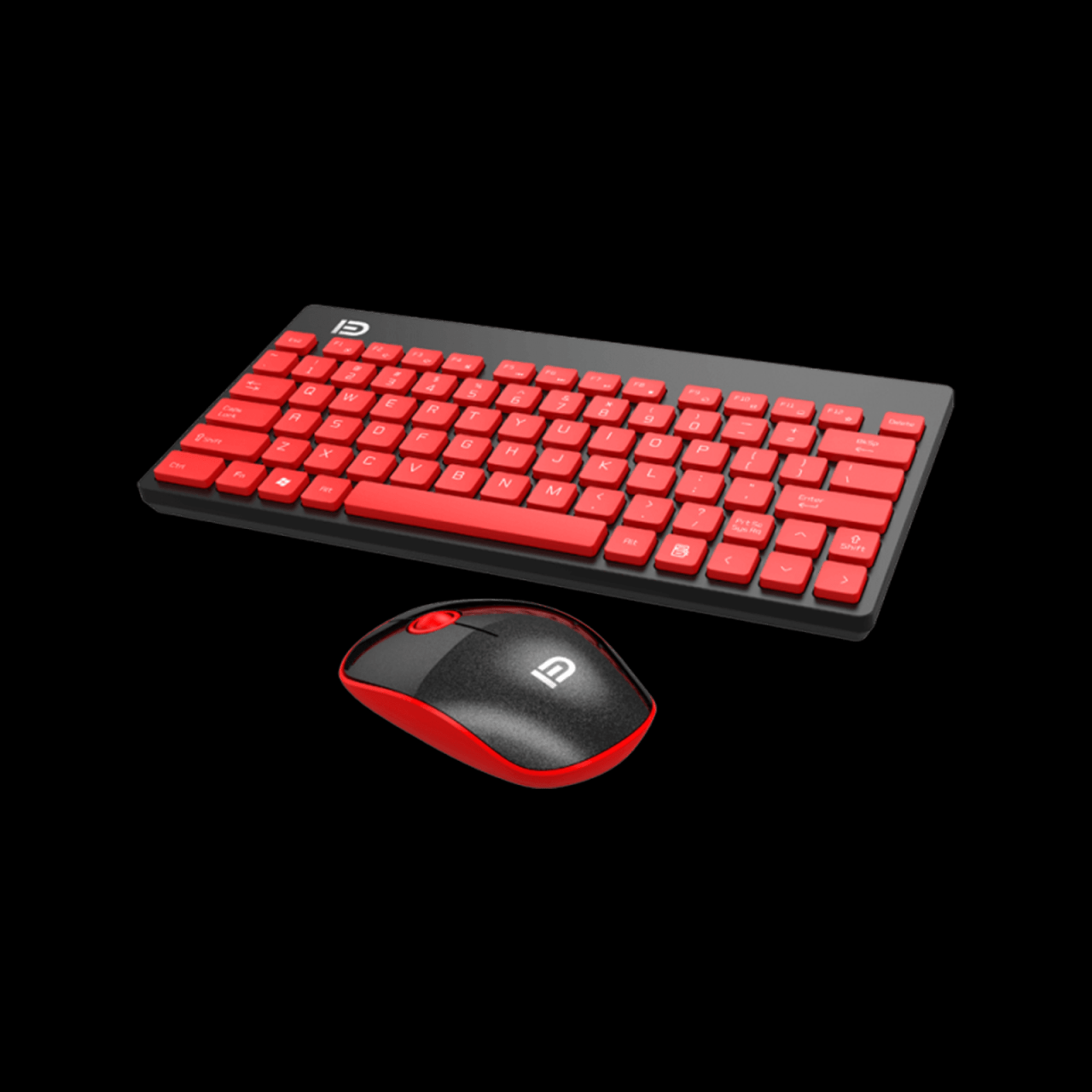 Keyboard mouse red wireless combo cool set 4ghz portable keyboards office gtfs