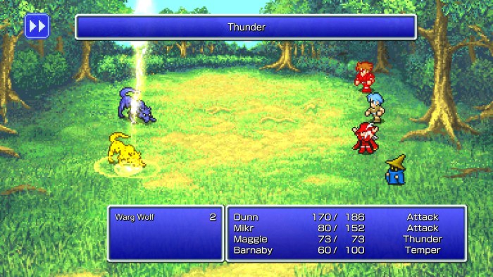 Final fantasy 1 stats