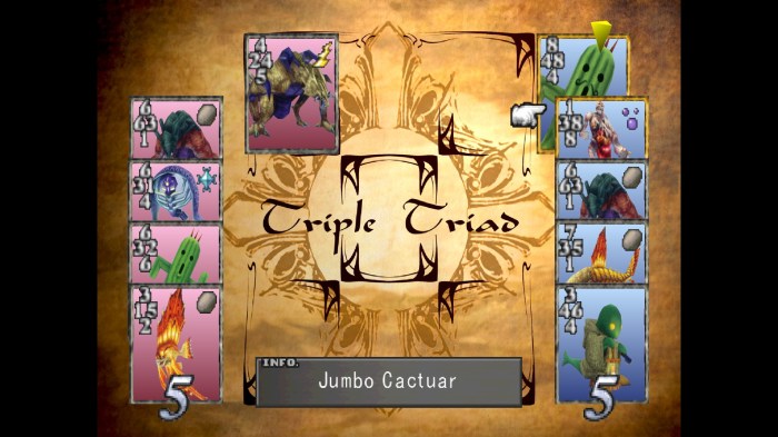 Triple triad cards ff8